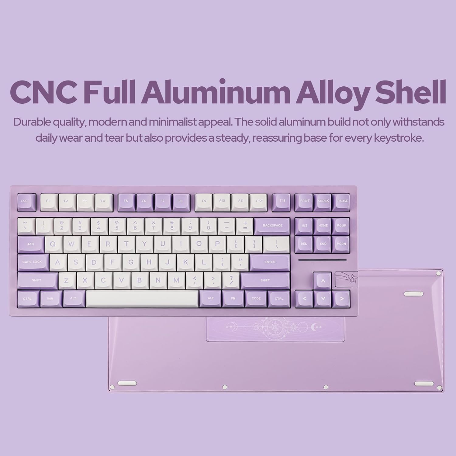 Gaming Wireless Mechanical Keyboard Aluminum Alloy Hot-Swappable Gasket-Mounted
