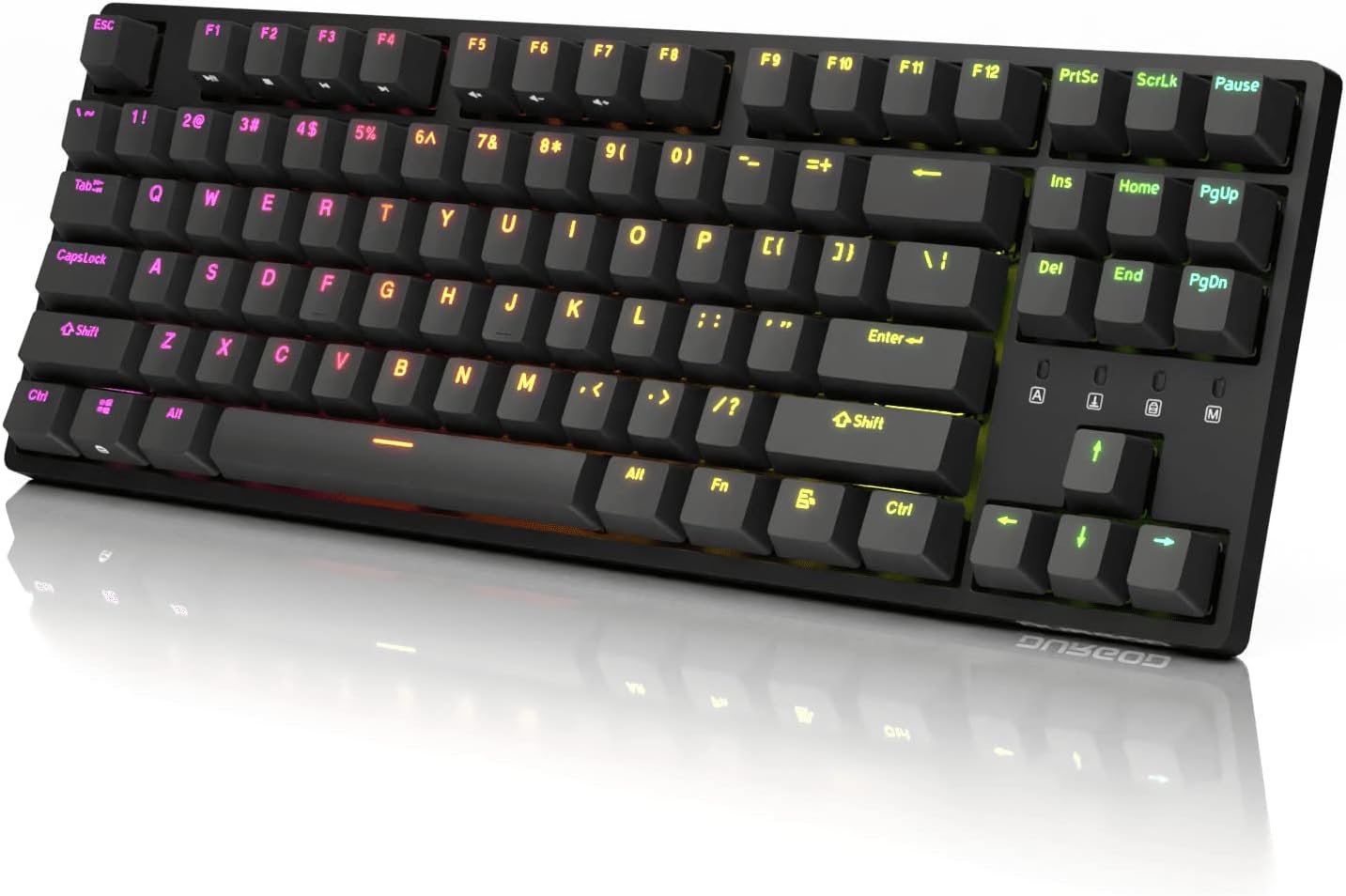 Wired Mechanical Gaming Keyboard - 87 Key - Double Shot PBT