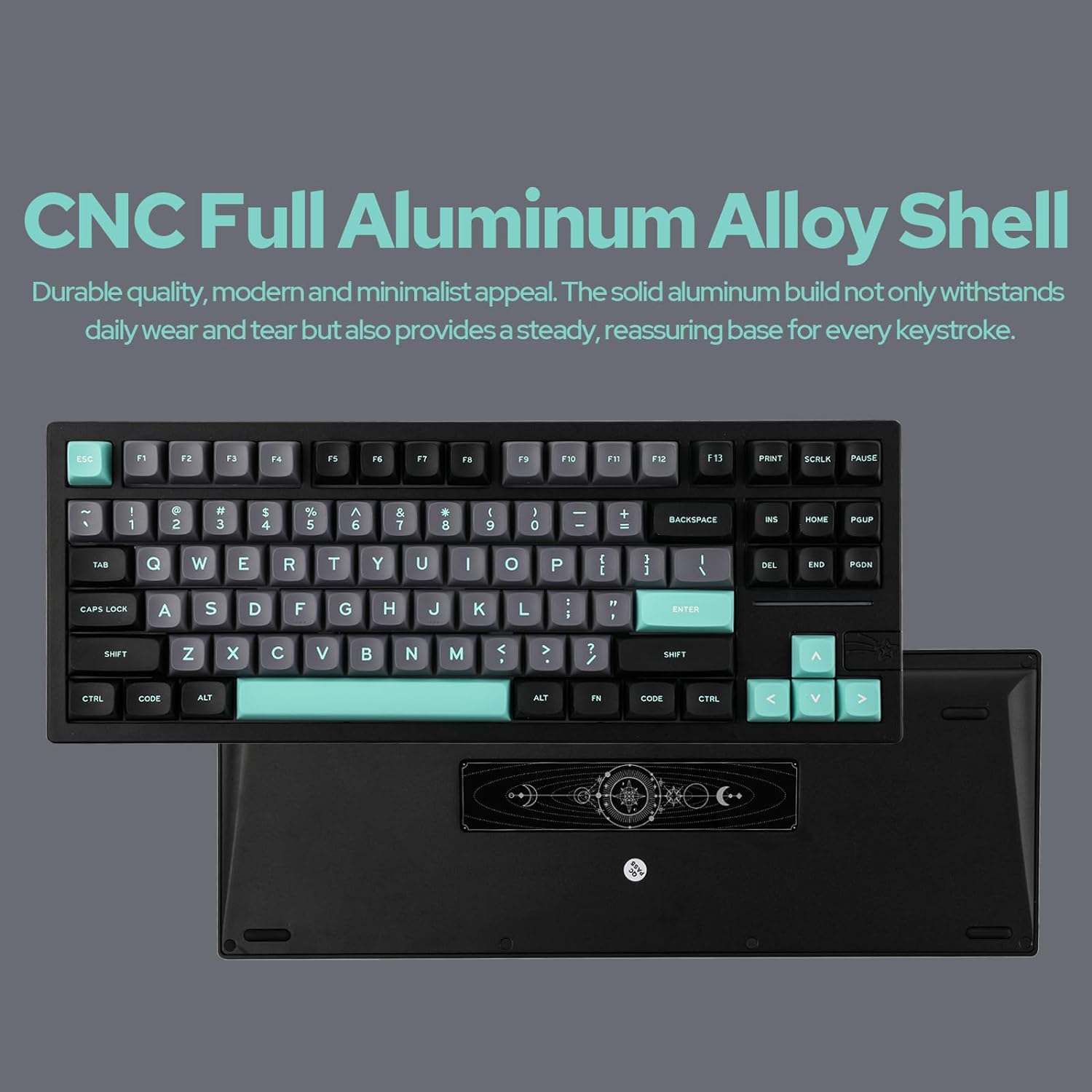 Gaming Wireless Mechanical Keyboard Aluminum Alloy Hot-Swappable Gasket-Mounted