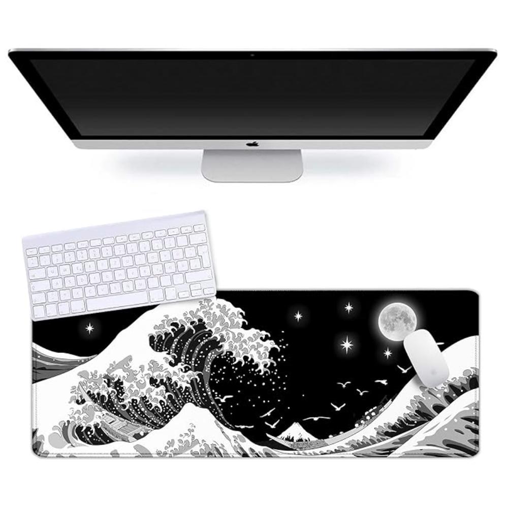 Large Extended Gaming Mouse Pad Stitched Non-Slip