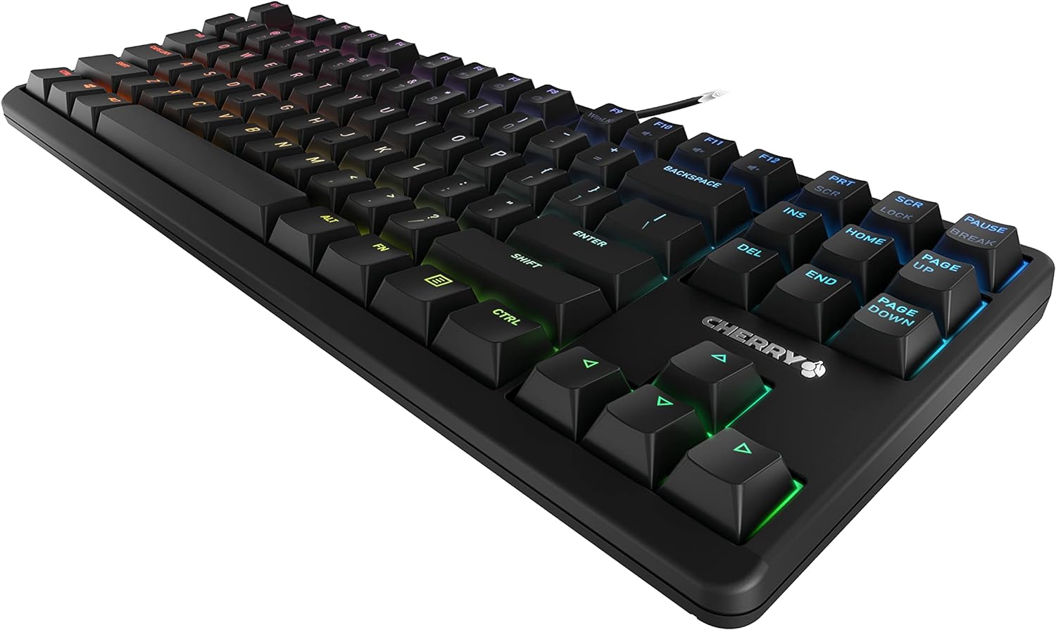 RGB Mechanical Keyboard with MX Red Silent Gold-Crosspoint Key switches