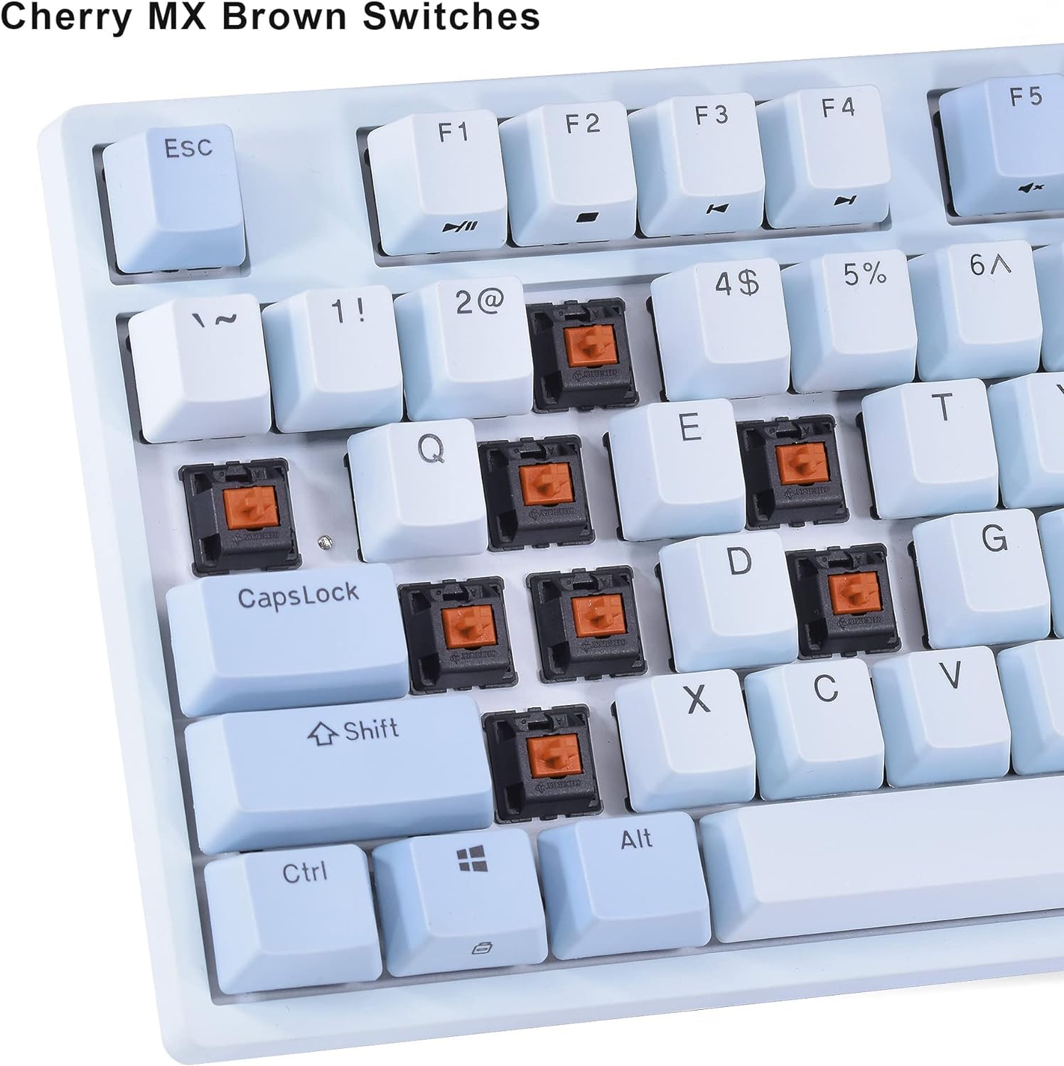 Wired Mechanical Gaming Keyboard - 87 Key - Double Shot PBT