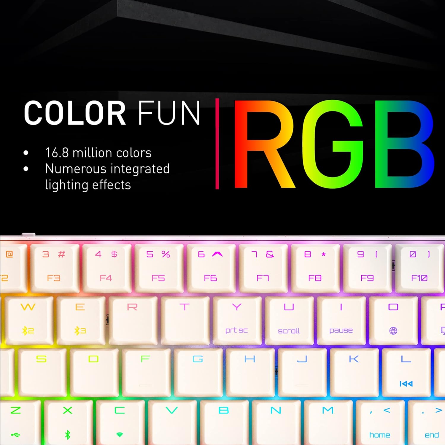 Compact Wireless Gaming Keyboard RGB MX Speed Switches