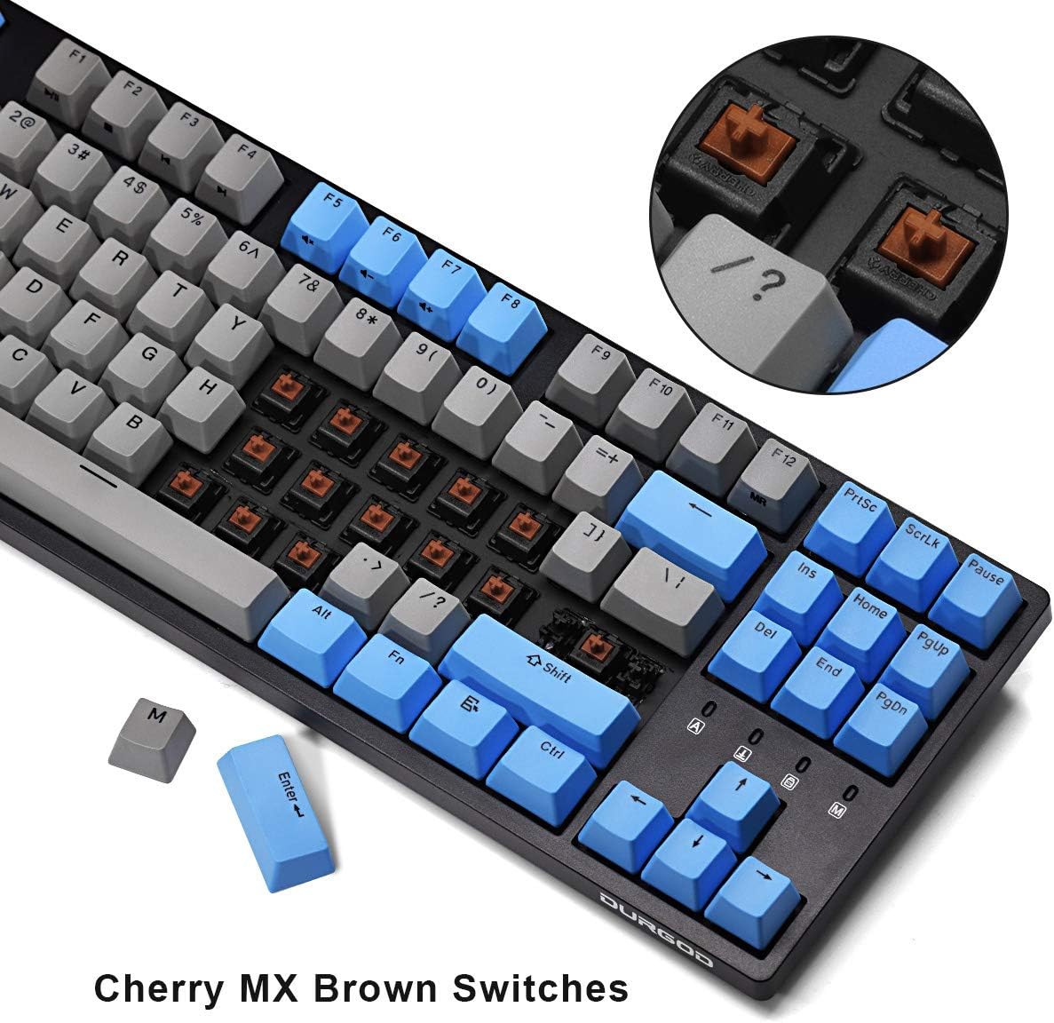 Wired Mechanical Gaming Keyboard - 87 Key - Double Shot PBT