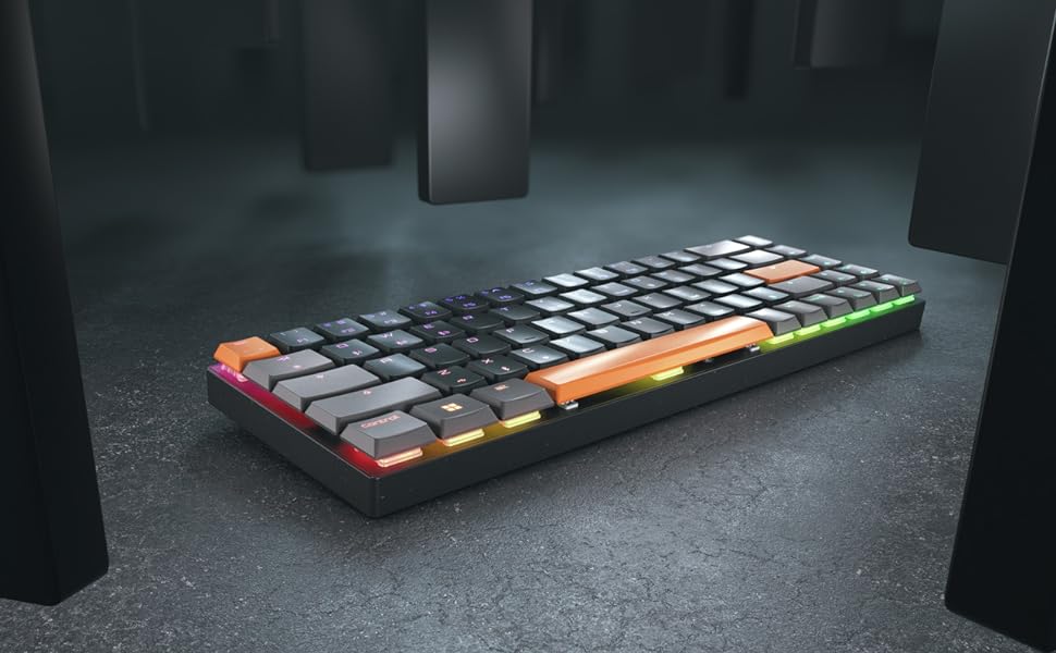 Compact Wireless Gaming Keyboard RGB MX Speed Switches