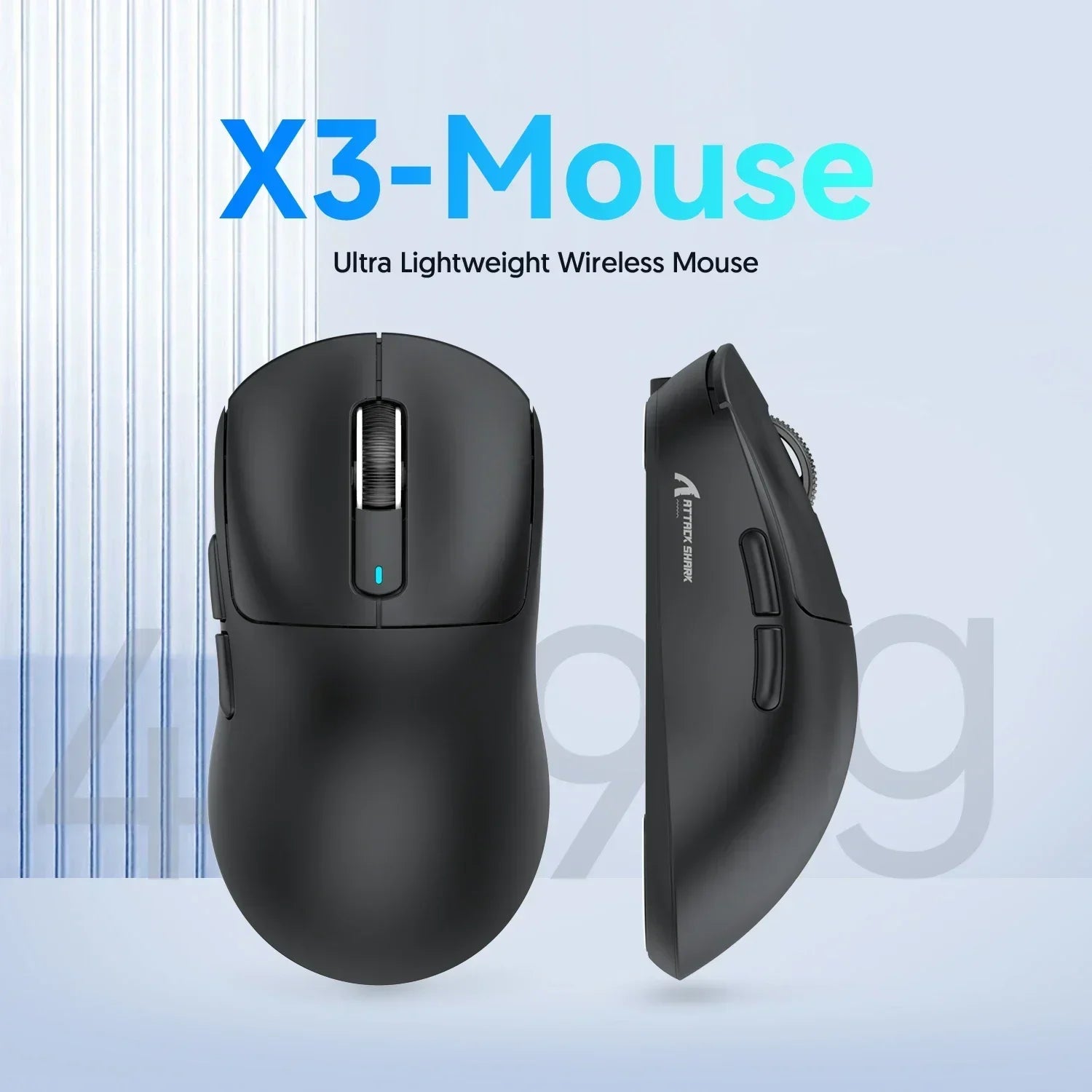 Lightweight Bluetooth Gaming Mouse Tri-Mode 49g