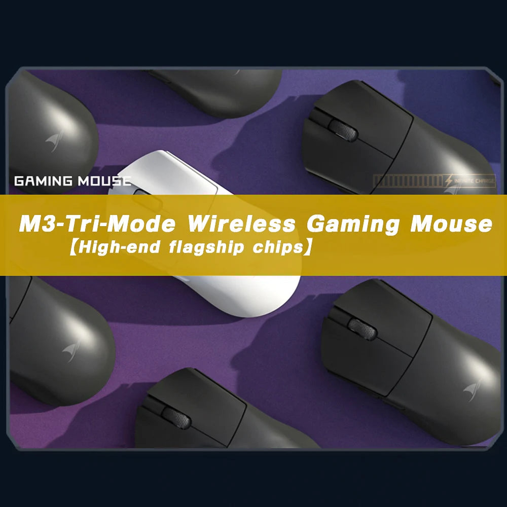 Wireless Mouse Gaming Esports 2.4G Type-C Slim Rechargeable Silence