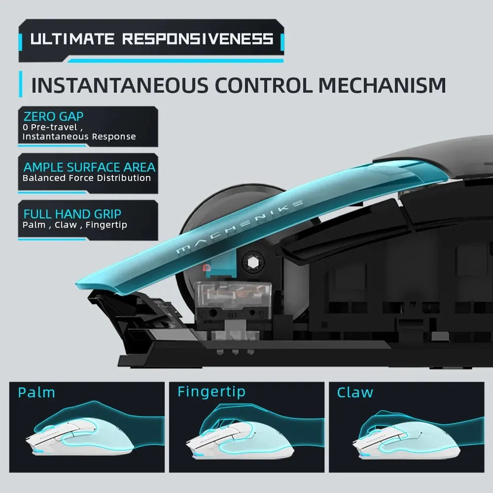 Pro Gaming Mouse USB Wired 2.4GHz Wireless