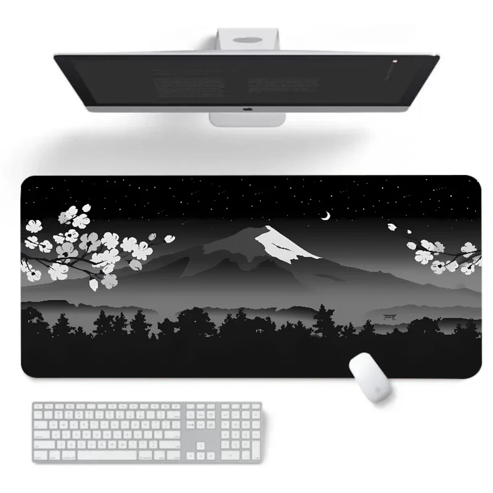 Flowers & Cherry Large Gaming Mousepad