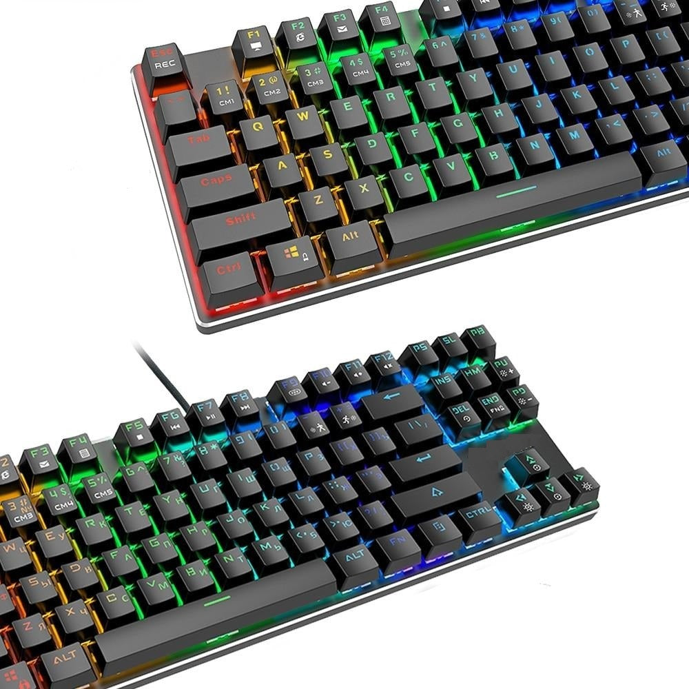 RGB Wired Gaming Mechanical Keyboard - KeysCaps